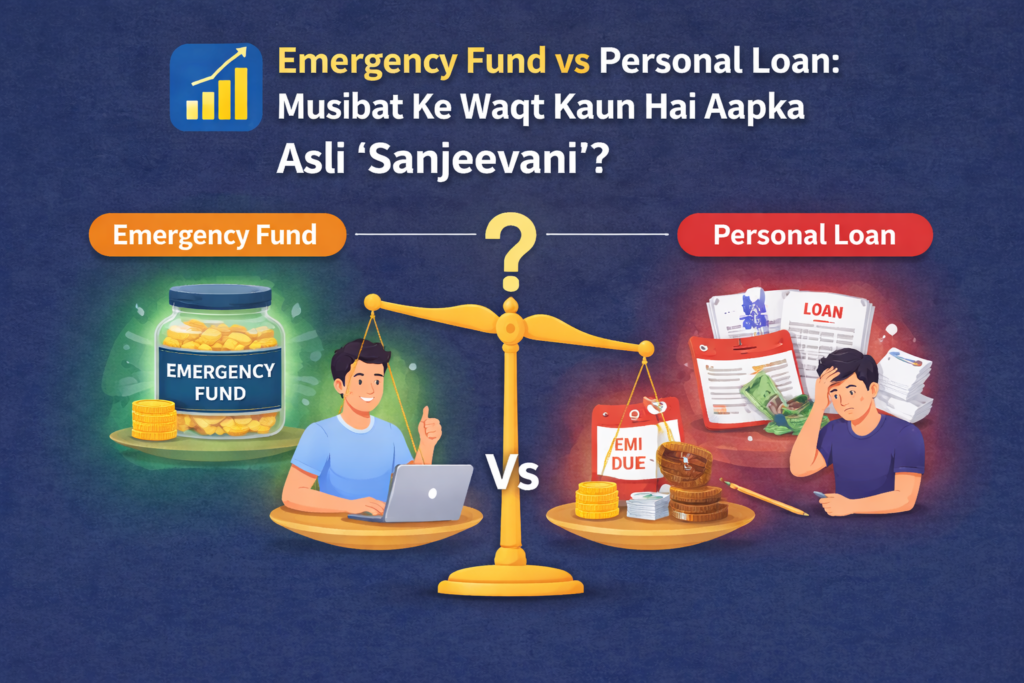 Emergency fund vs Personal loan, Liquid assets for financial emergencies, Instant loan for medical emergency 2026, Cost of borrowing vs Cost of saving, RBI guidelines on emergency credit lines