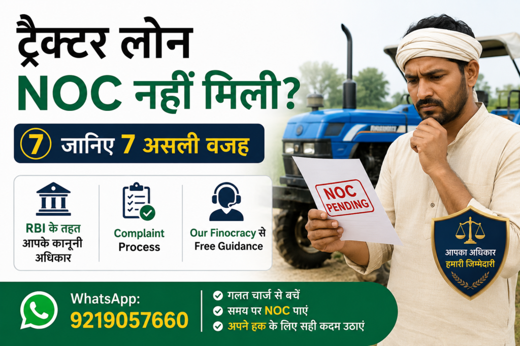 ट्रैक्टर लोन NOC नहीं मिली — Our Finocracy Complete Guide